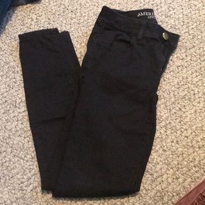 American Eagle Black Jeggings